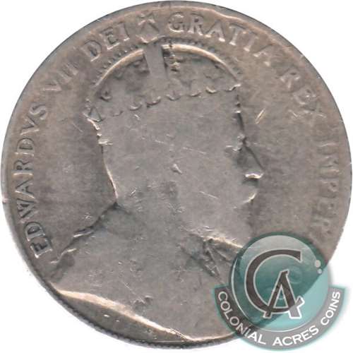 1907 Newfoundland 50-cents Very Good (VG8)