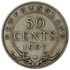 1907 Newfoundland 50-cents VG-F (VG10)