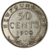 1908 Newfoundland 50-cents Extra Fine (EF40) $