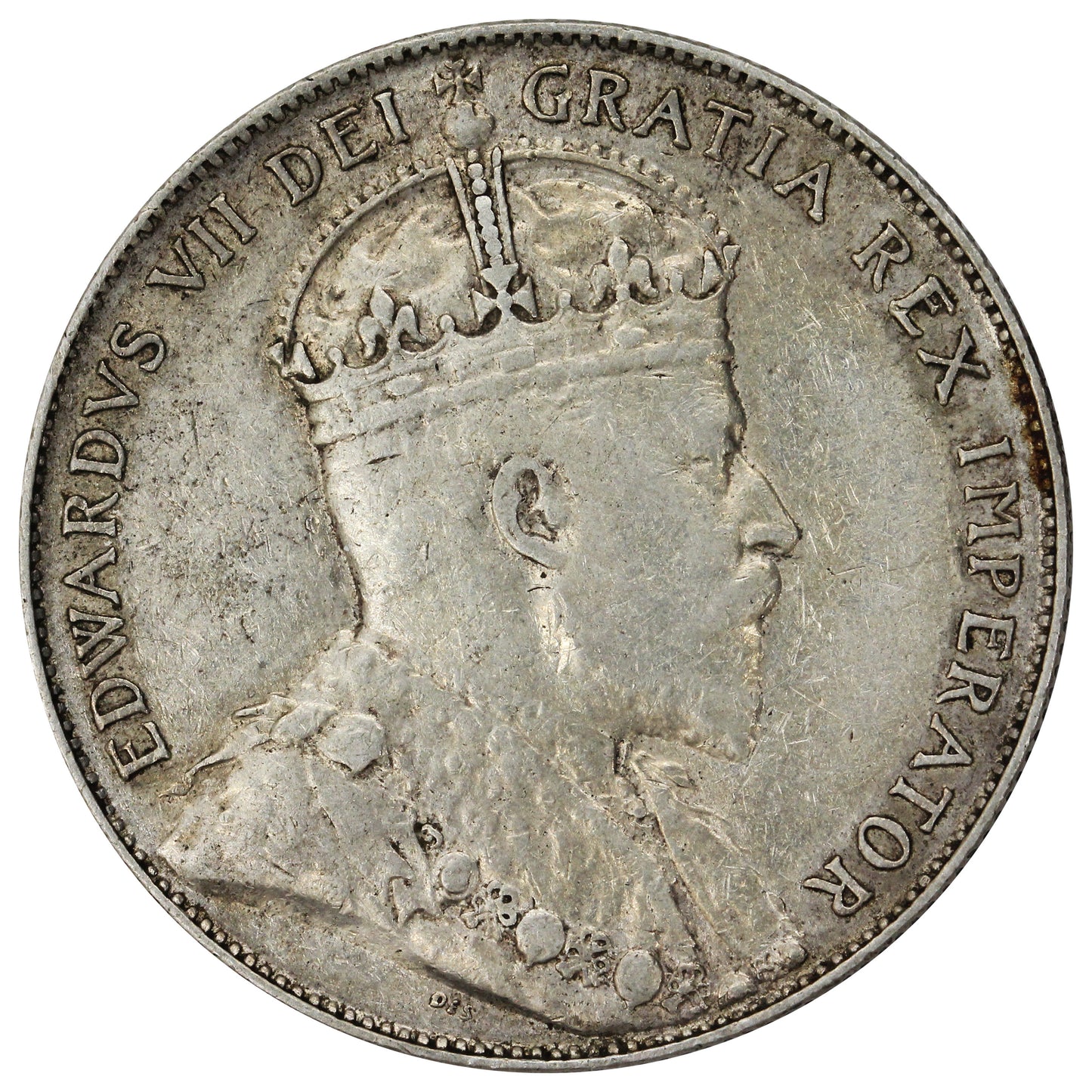 1908 Newfoundland 50-cents Extra Fine (EF40) $