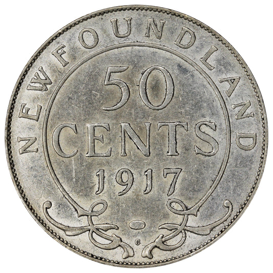1917C Newfoundland 50-cents VF-EF (VF30)