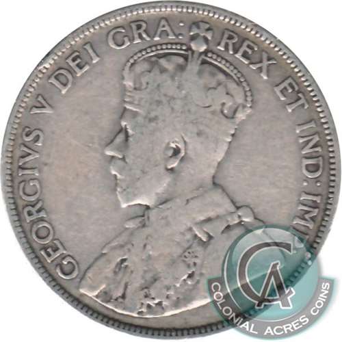 1918C Newfoundland 50-cents Very Good (VG8)
