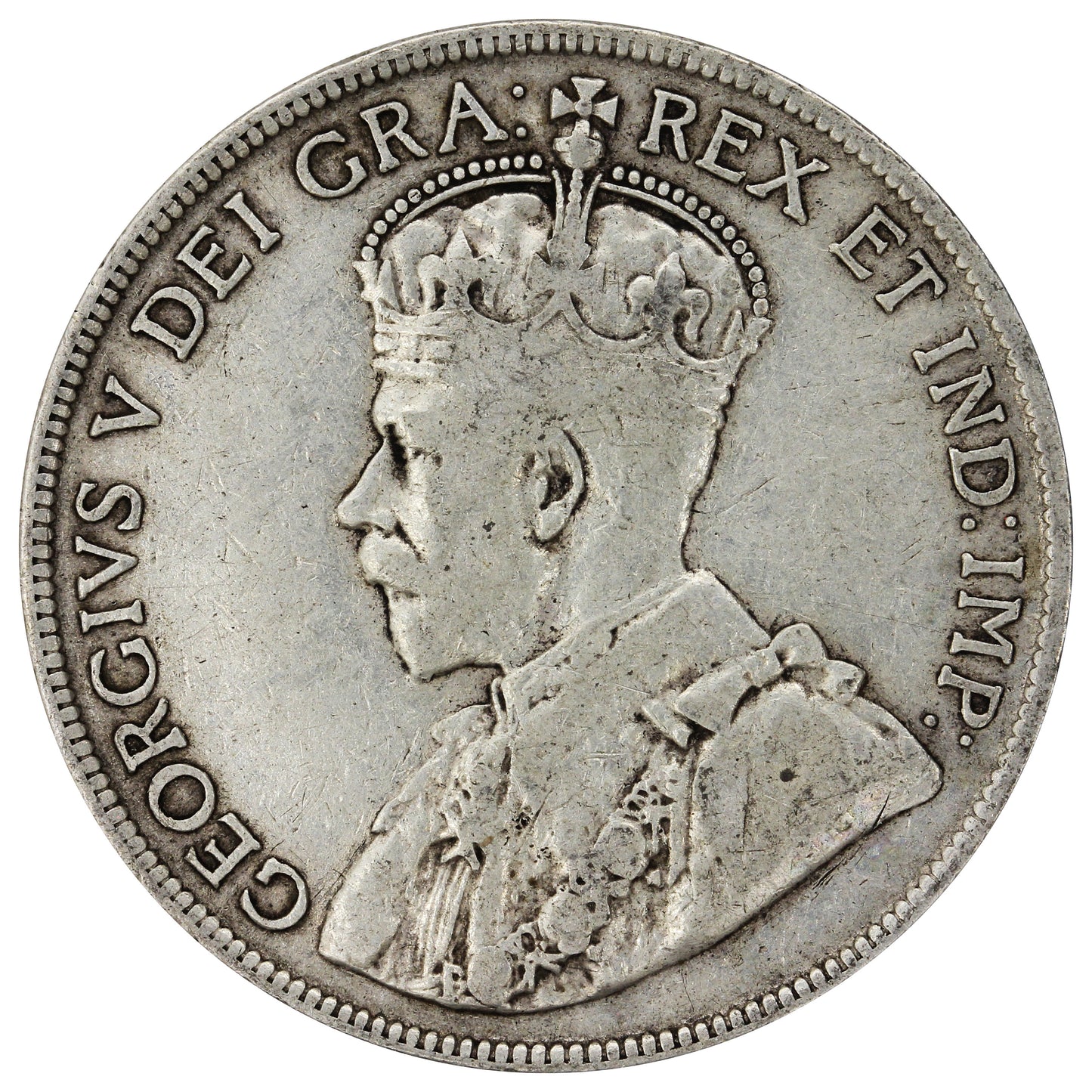 1919C Newfoundland 50-cents Fine (F12)