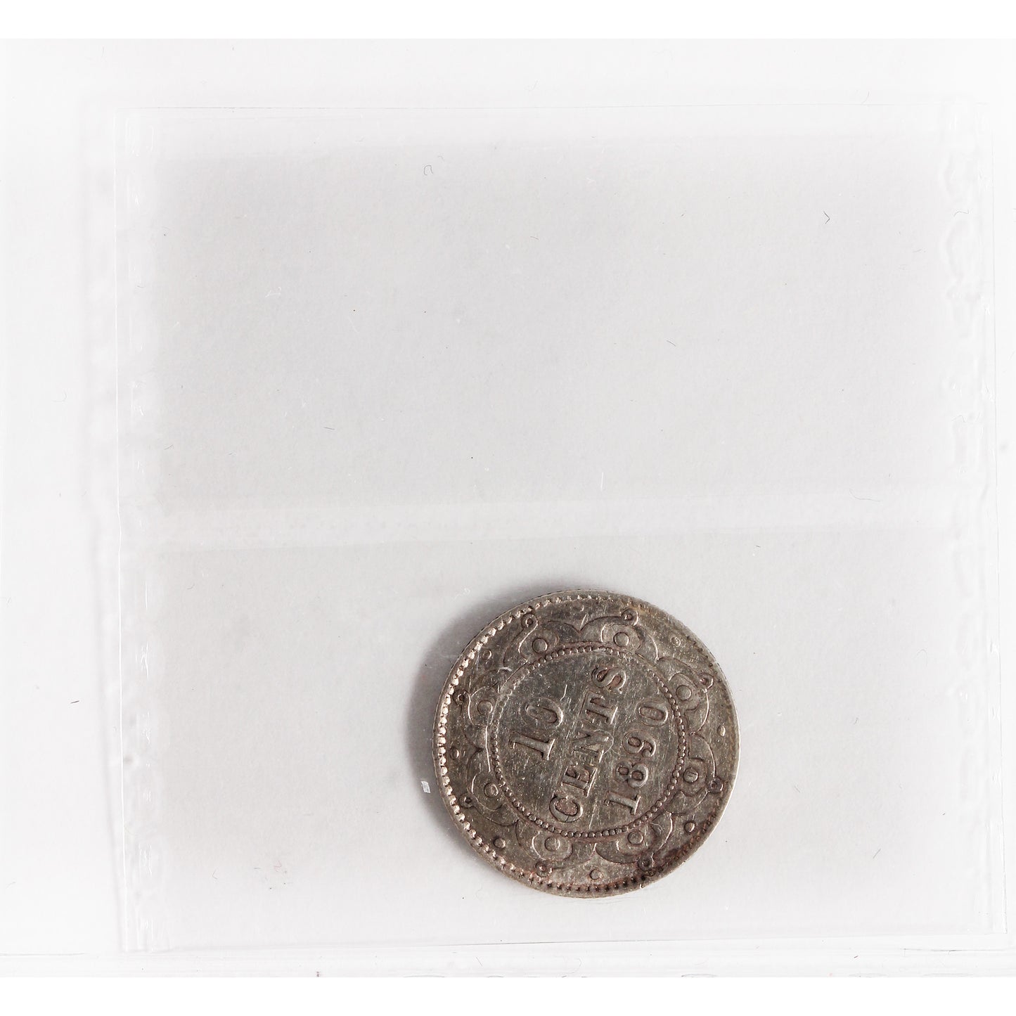 1890 Newfoundland 10-cents ICCS Certified EF-40