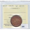 1917C Newfoundland 1-cent ICCS Certified AU55