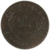 1880 RO LD Newfoundland 1-cent ICCS Certified EF40