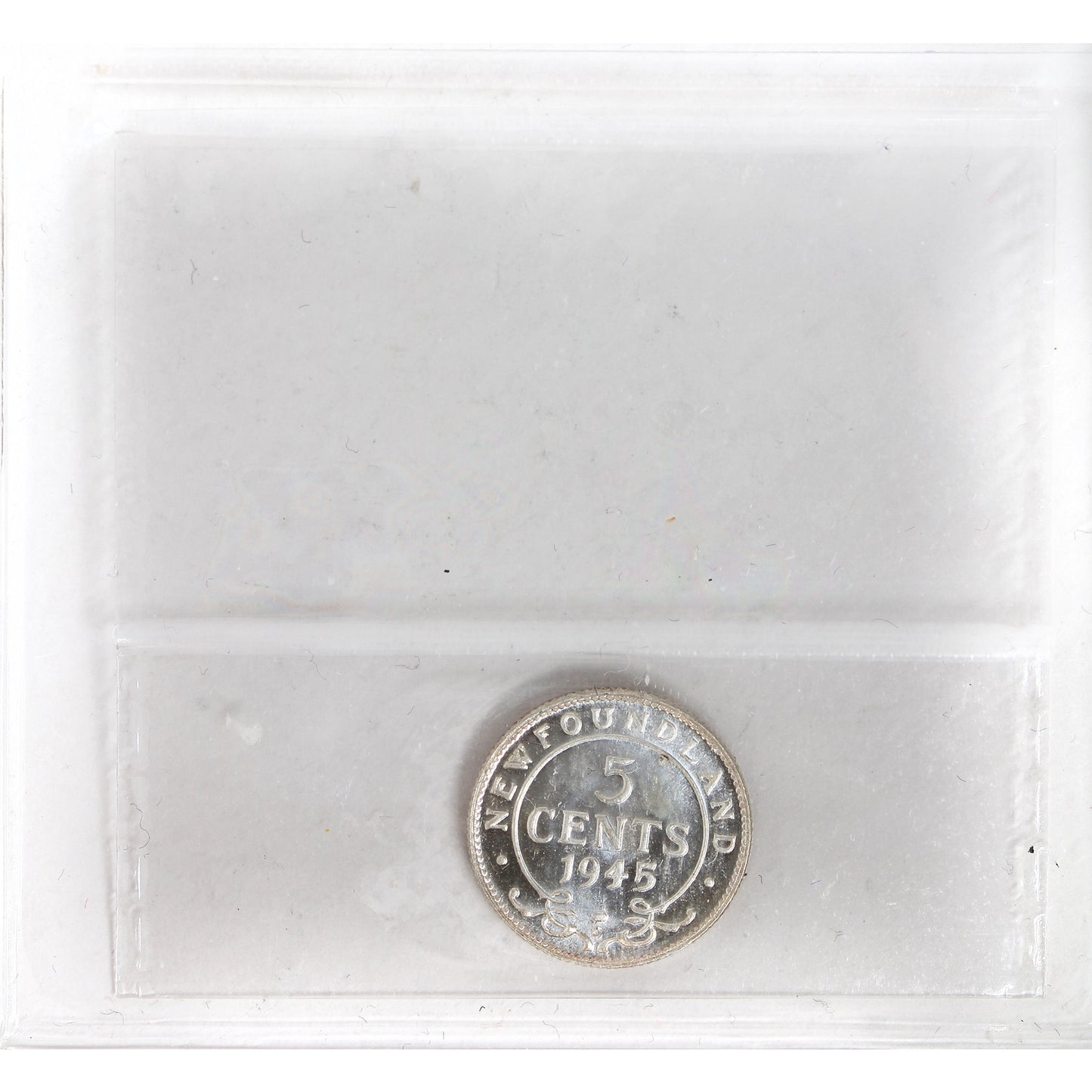 1945C Newfoundland 5-cents ICCS Certified MS64