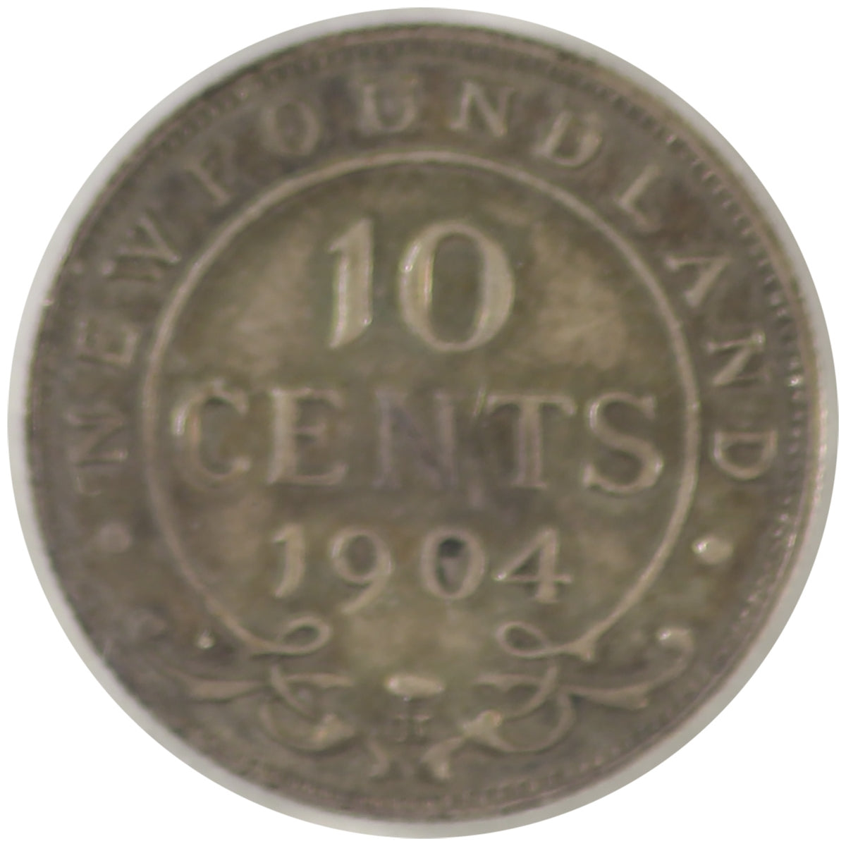 1904H Newfoundland 10-cents ICCS Certified VF30