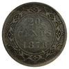 1876H Newfoundland 20-cents ICCS Certified VF-20