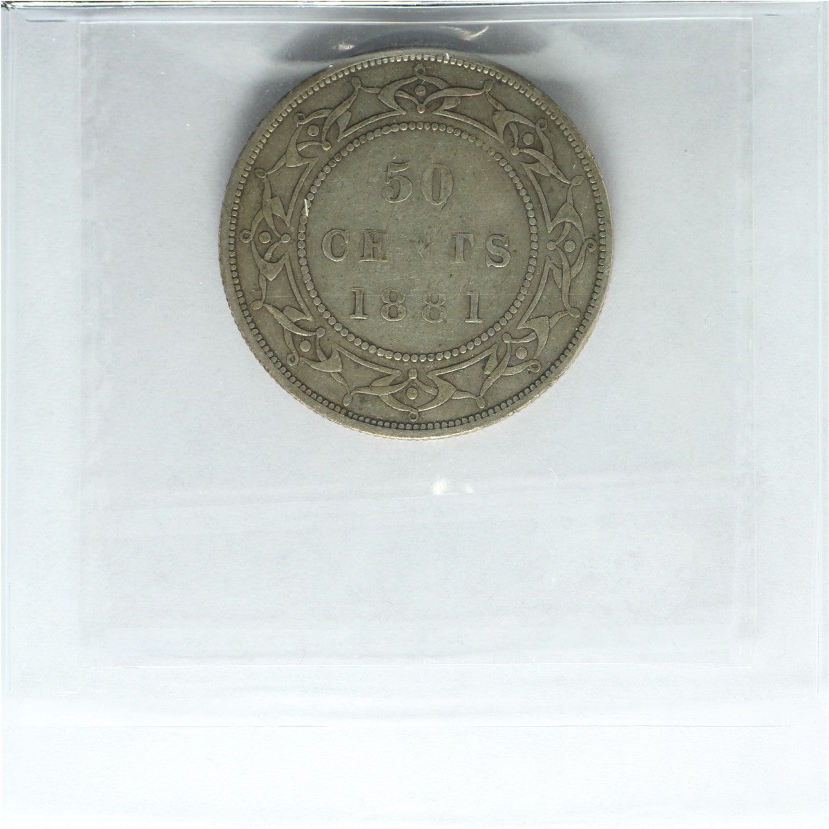 1881 Newfoundland 50-cents ICCS Certified VF20