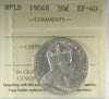 1904H Newfoundland 50-cent ICCS Certified EF40