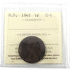1862 Nova Scotia 1-cent ICCS Certified G6