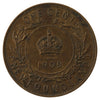 1909 Newfoundland 1-cent EF-AU (EF45)