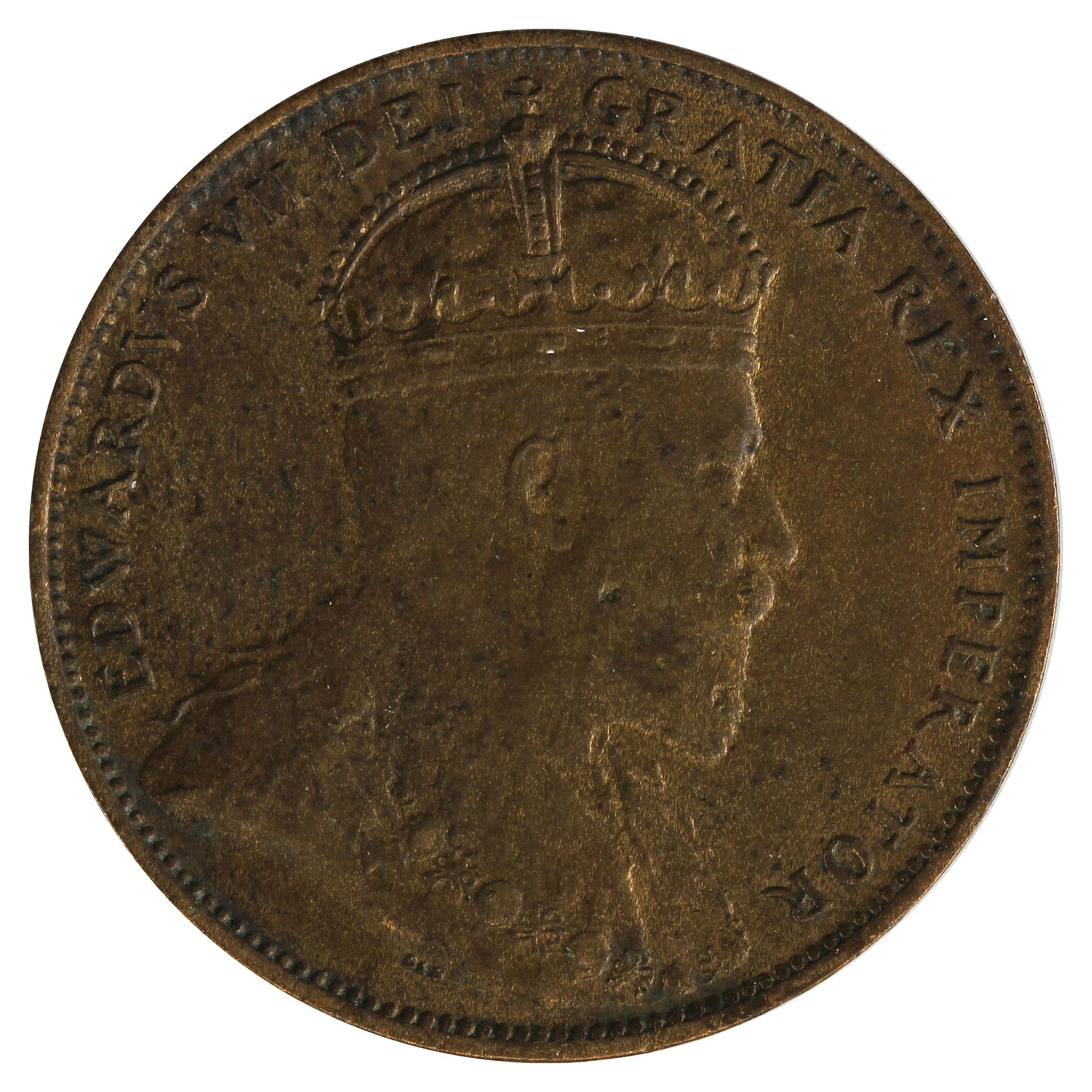 1909 Newfoundland 1-cent EF-AU (EF45)