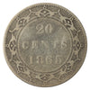 1865 Newfoundland 20-cents Very Good (VG8)