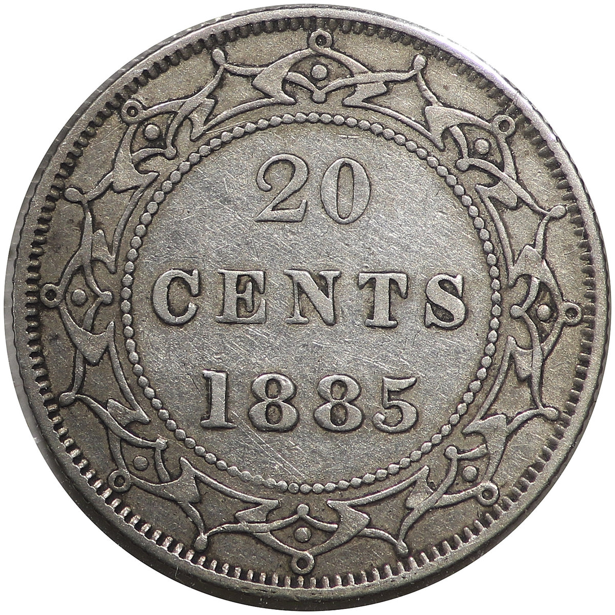 1885 Newfoundland 20-cent VF-EF (VF30) $