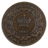 1862 Nova Scotia 1-cent Very Fine (VF20) $