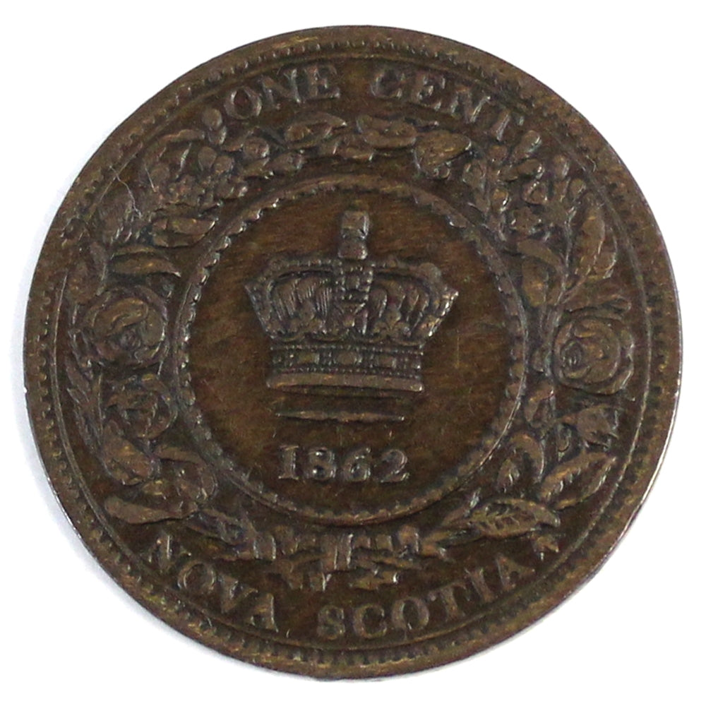 1862 Nova Scotia 1-cent Very Fine (VF20) $