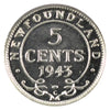 1943C Newfoundland 5-cents Brilliant Uncirculated Cameo (MS63)