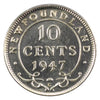1947C Newfoundland 10-cents AU-UNC (AU55)