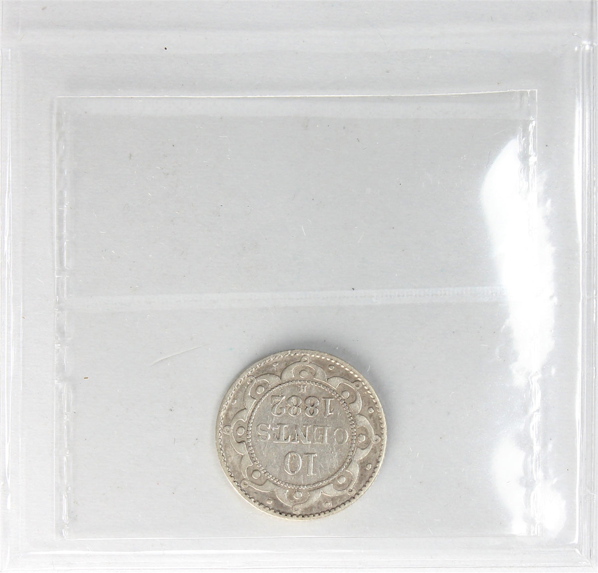 1882H Newfoundland 10-cents ICCS Certified VG10