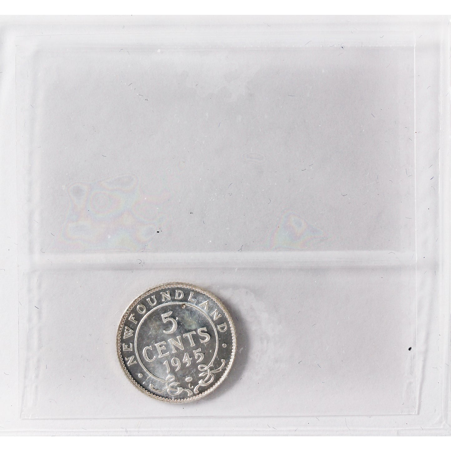 1945C Newfoundland 5-cents ICCS Certified MS60