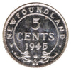 1945C Newfoundland 5-cents ICCS Certified MS60