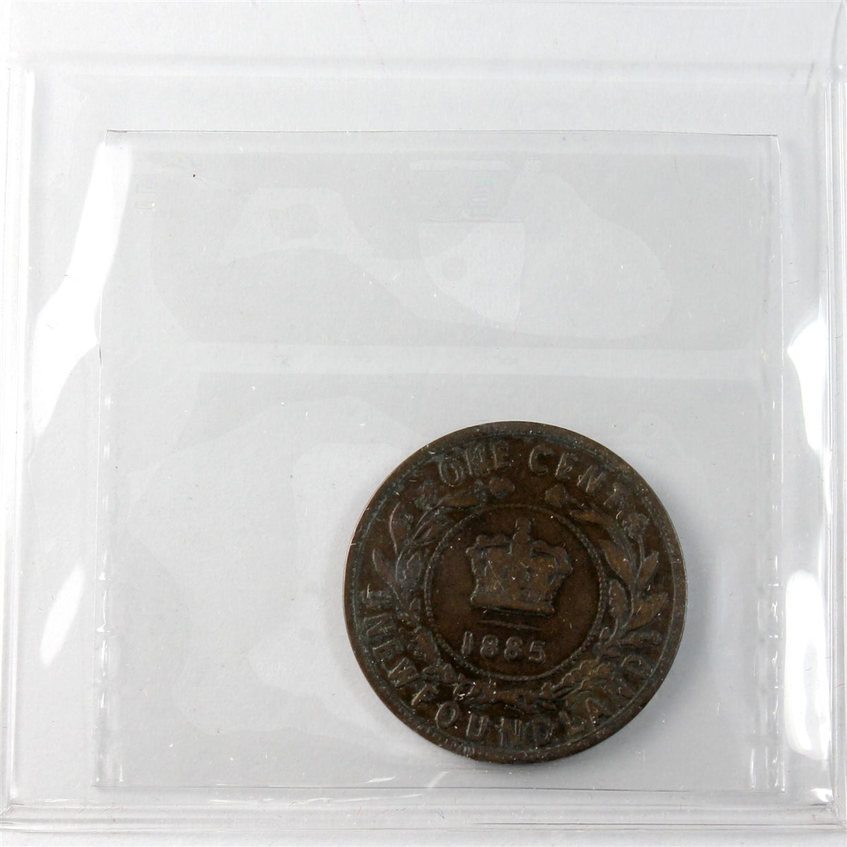 1885 Newfoundland 1-cent ICCS Certified G6