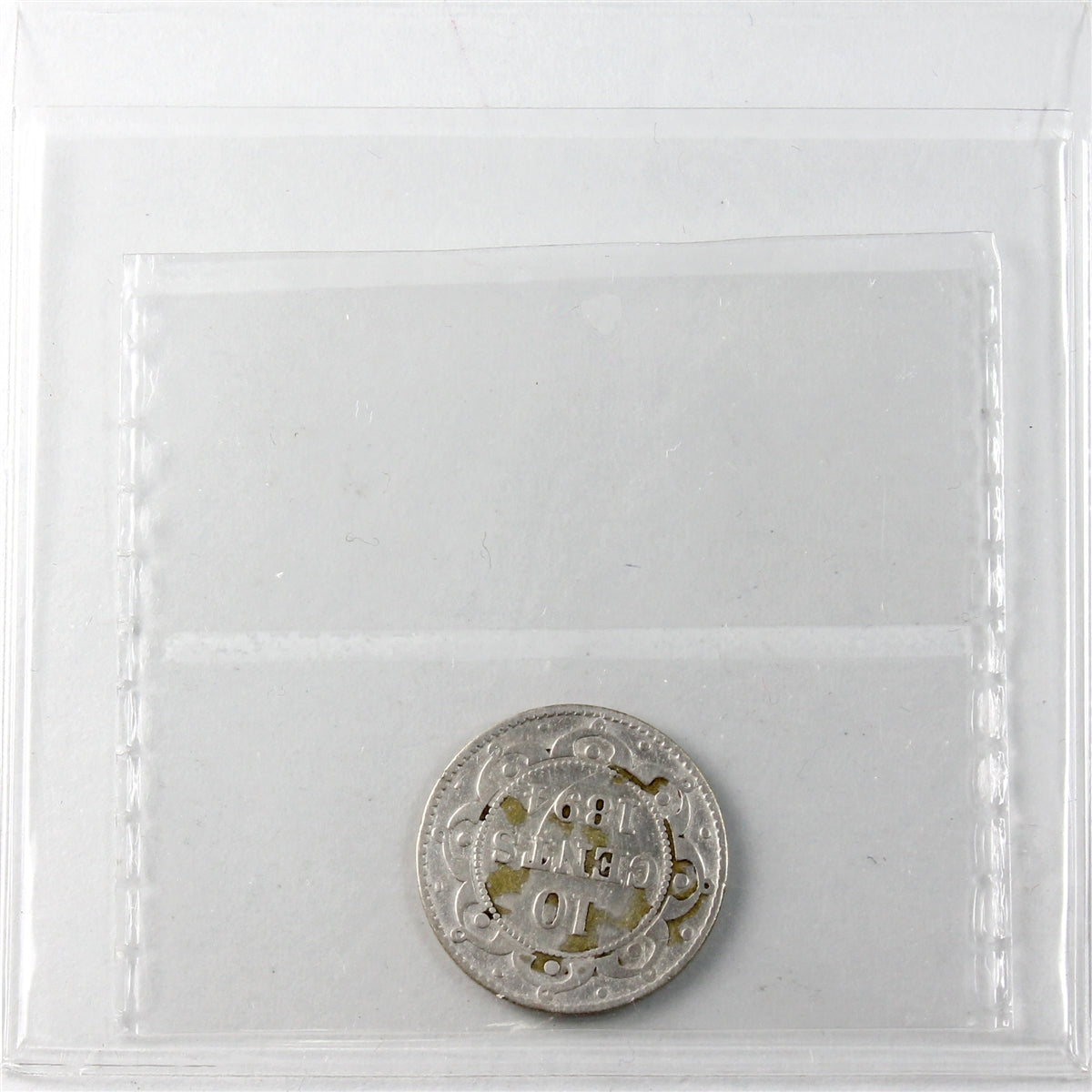 1894 Obv. 3 Newfoundland 10-cents ICCS Certified G6