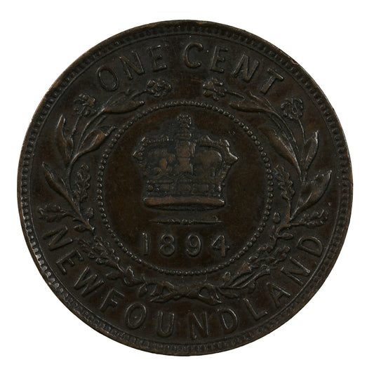 1894 Newfoundland 1-cent Extra Fine (EF-40) $