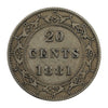 1881 Newfoundland 20-cents Very Fine (VF20) $
