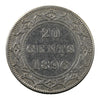 1896 Small 96 Newfoundland 20-cents VF-EF (VF-30) $