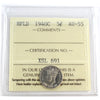 1940C Newfoundland 5-cents ICCS Certified AU55
