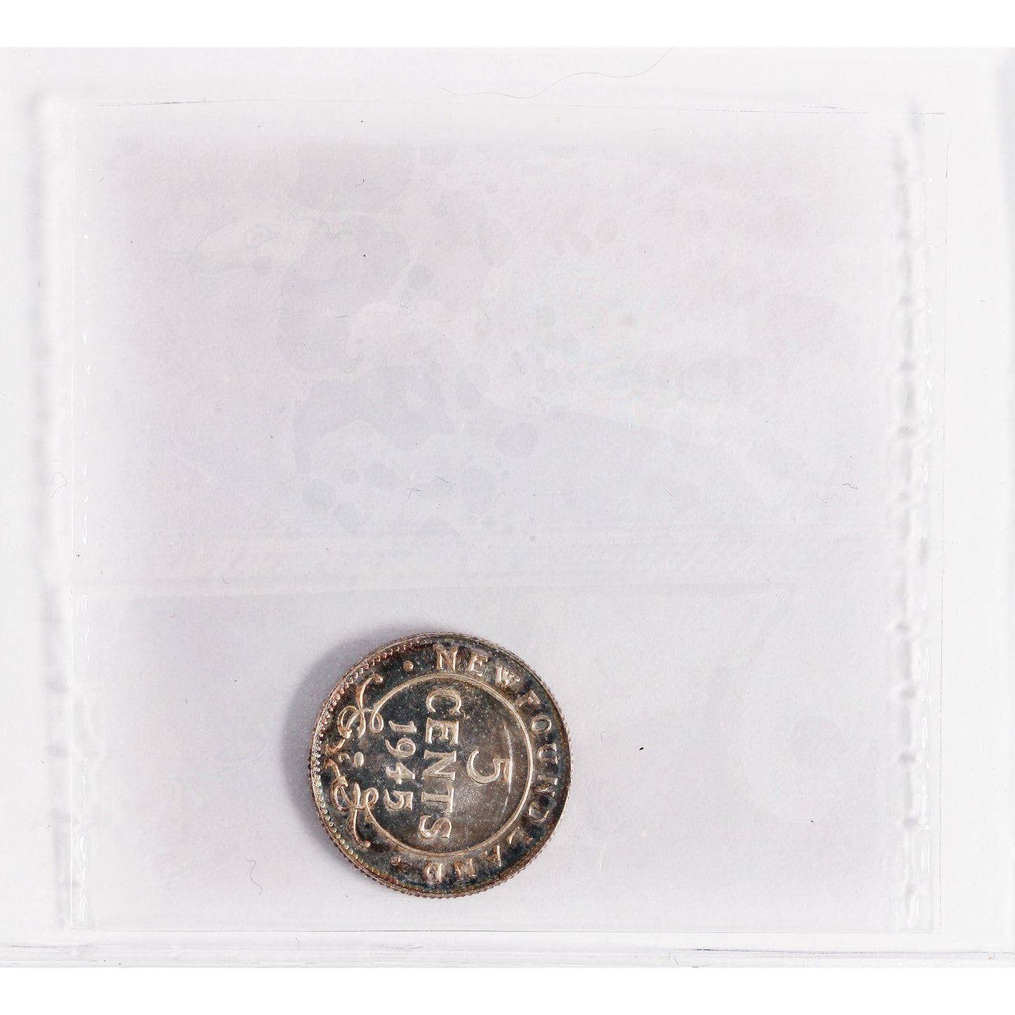 1945C Newfoundland 5-cents ICCS Certified MS-63