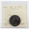 1862 Nova Scotia 1-cent ICCS Certified VG8