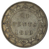 1899 Hook 99 Newfoundland 20-cents Very Fine (VF-20) $