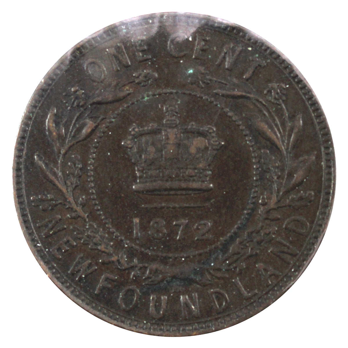 1872H Newfoundland 1-cent Extra Fine (EF40)