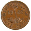 1942 Newfoundland 1-cent Almost Uncirculated (AU-50)