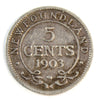 1903 Newfoundland 5-cents G-VG (G6)
