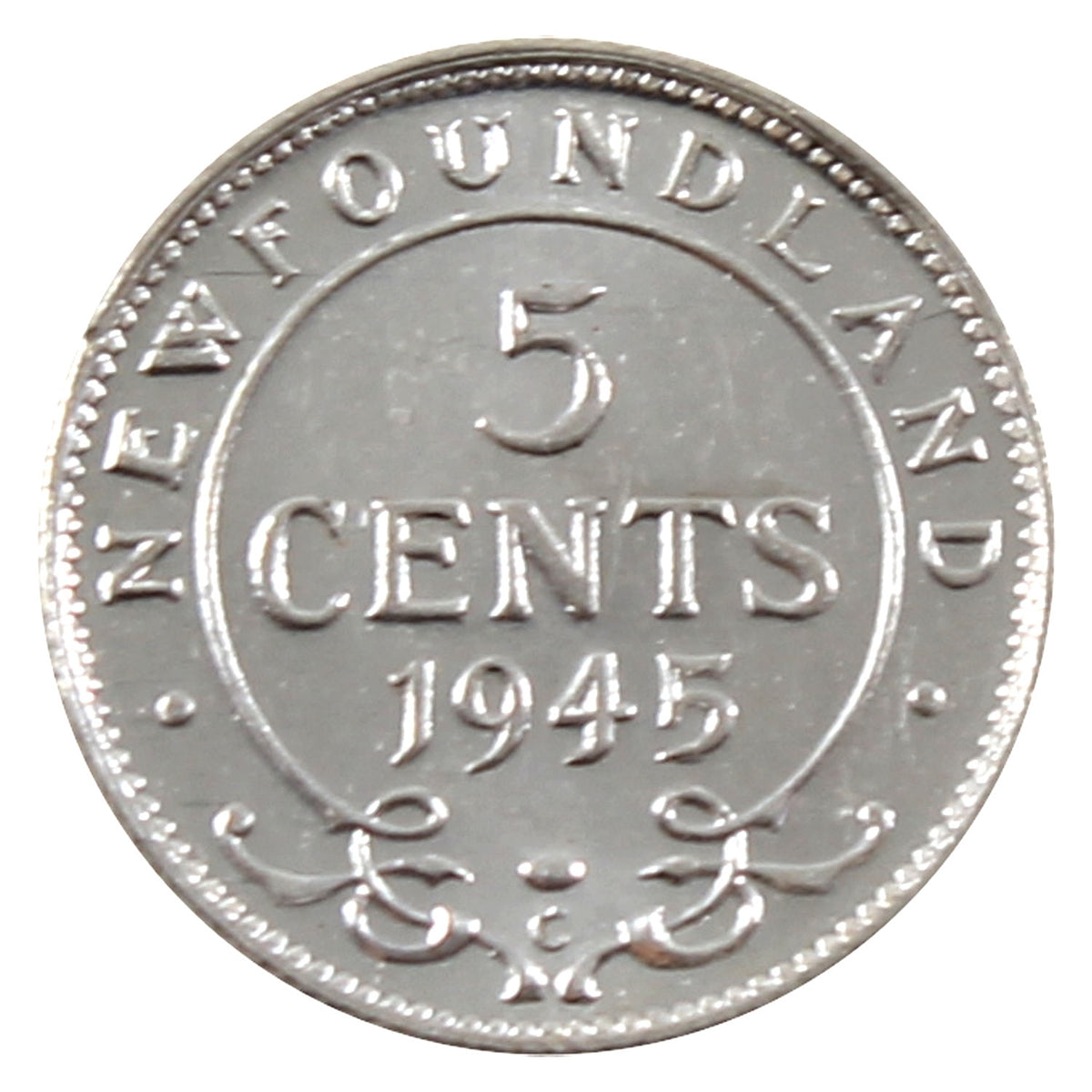 1945C Newfoundland 5-cents UNC+ (MS62)