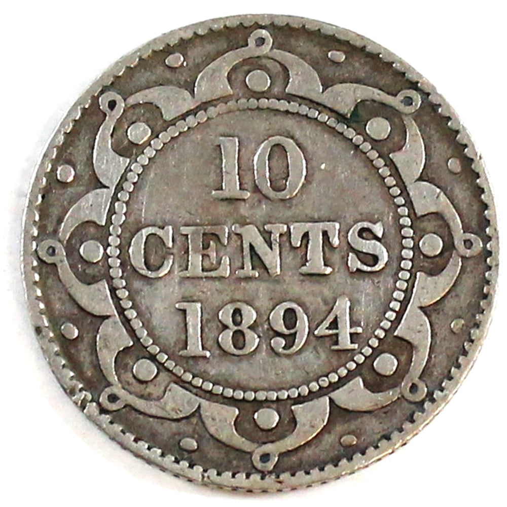 1894 Newfoundland 10-cents VG-F (VG10)