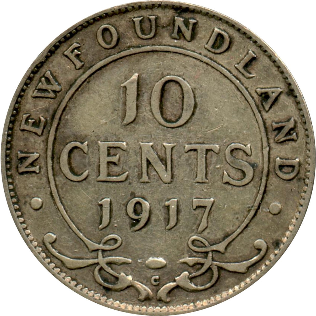 1917C Newfoundland 10-cents Very Fine (VF20)