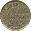 1938 Newfoundland 10-cents VF-EF (VF-30)