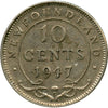 1947C Newfoundland 10-cents Extra Fine (EF-40)