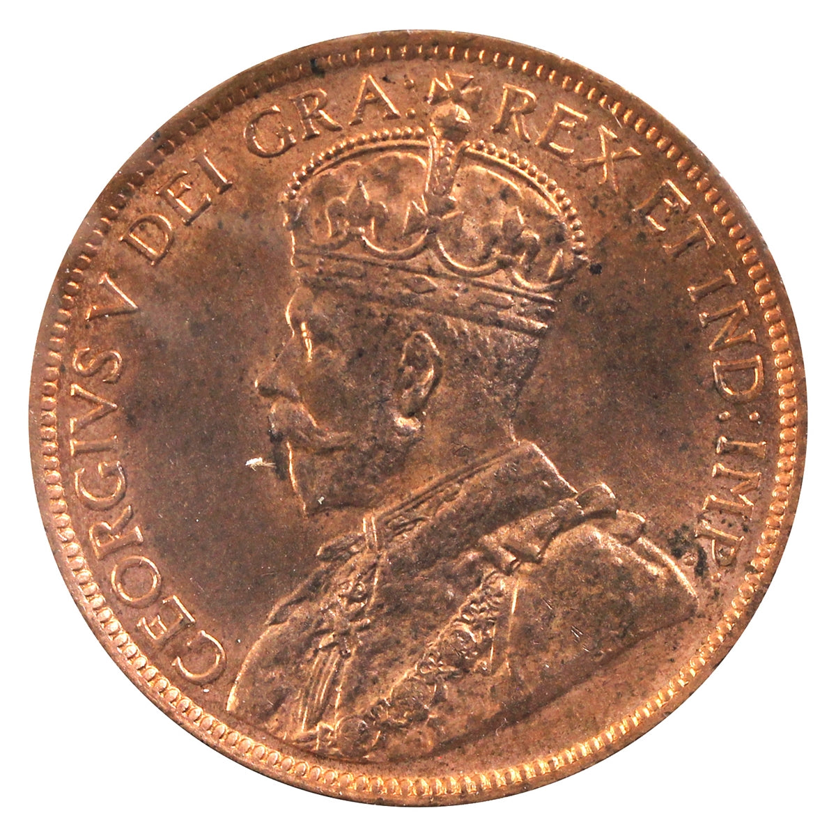 1919C Newfoundland 1-cent UNC+ (MS62) $