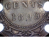 1899 Wide 9's Newfoundland 50-cents Fine (F12)