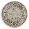 1880 Newfoundland 50-cents Fine (F12)