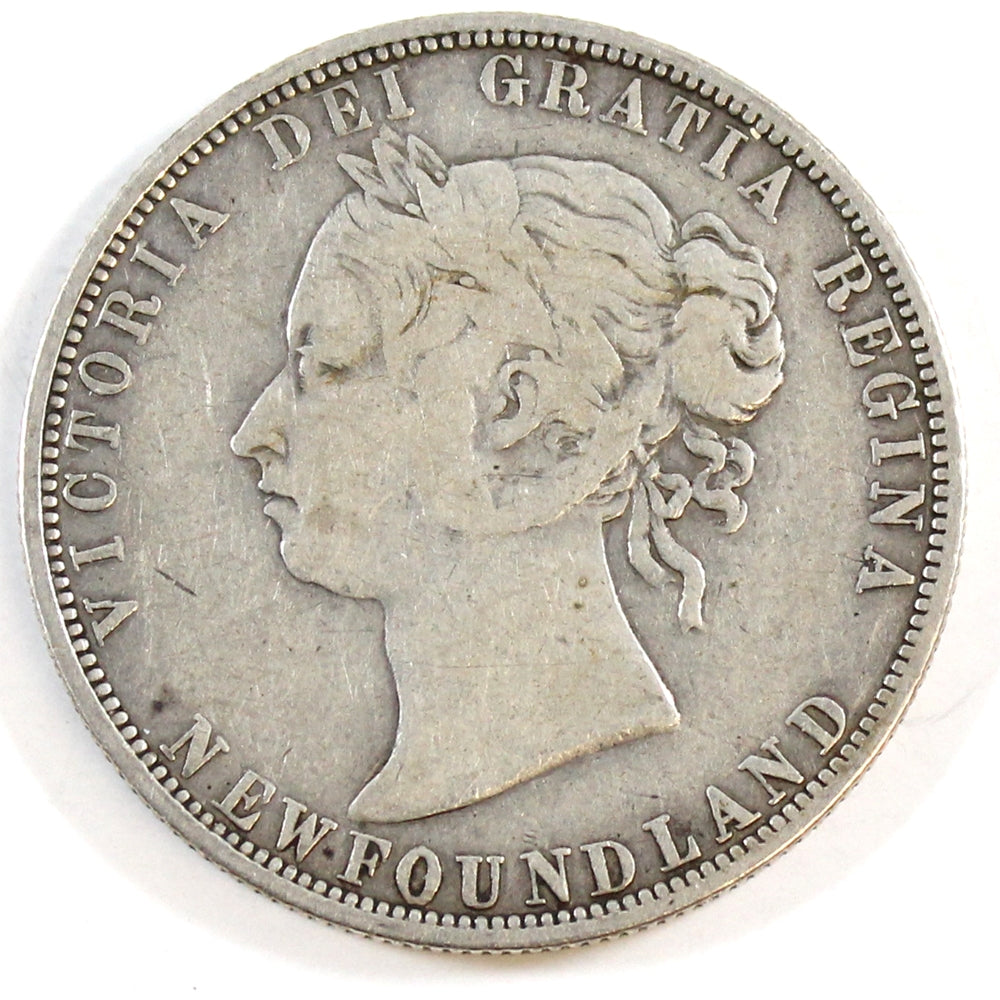 1880 Newfoundland 50-cents Fine (F12)