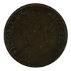 1861 Nova Scotia 1/2 Cent F-VF (F15)
