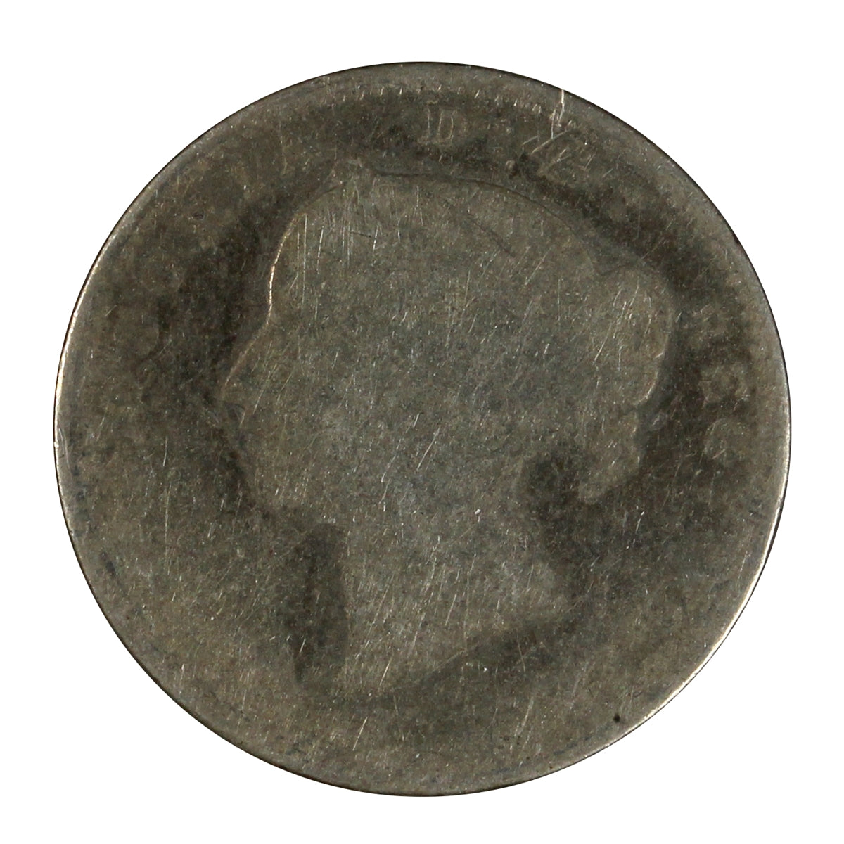 1872H Newfoundland 10-cents FIller
